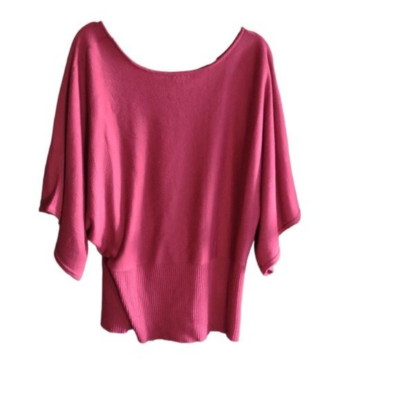 Lane Bryant Burgandy Knit Kimono Sleeve Sweater Size 14/16 LAST CHANCE - Picture 2 of 6